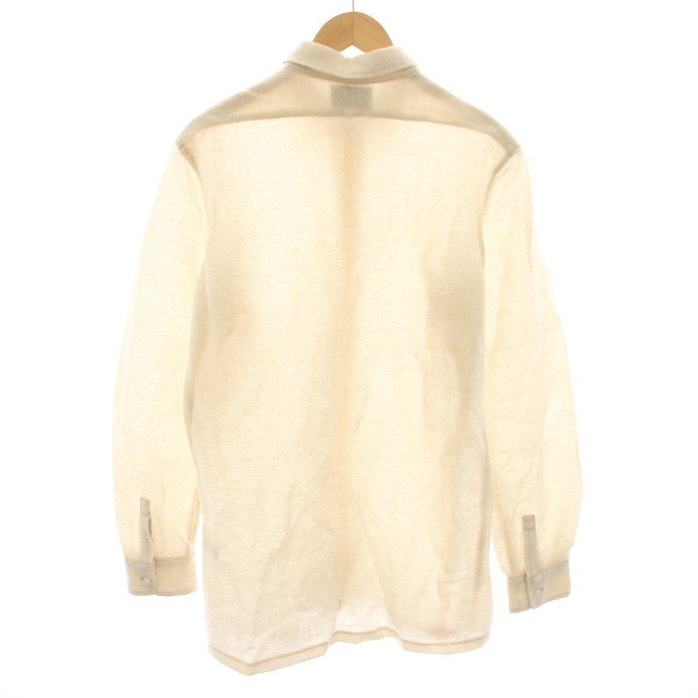 Pool by Class Cashmere Nylon Herringbone Shirt Beige Size 3 A Condition gallery