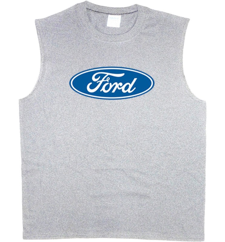 Men’s sleeveless shirt Ford motor company trucks racing muscle tee tank top
