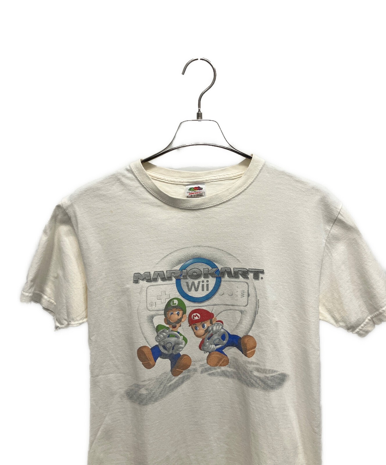 FRUIT OF THE LOOM / (Fruit of the Loom) 00s Mario Kart Short-Sleeve T-Shirt/ Whi gallery