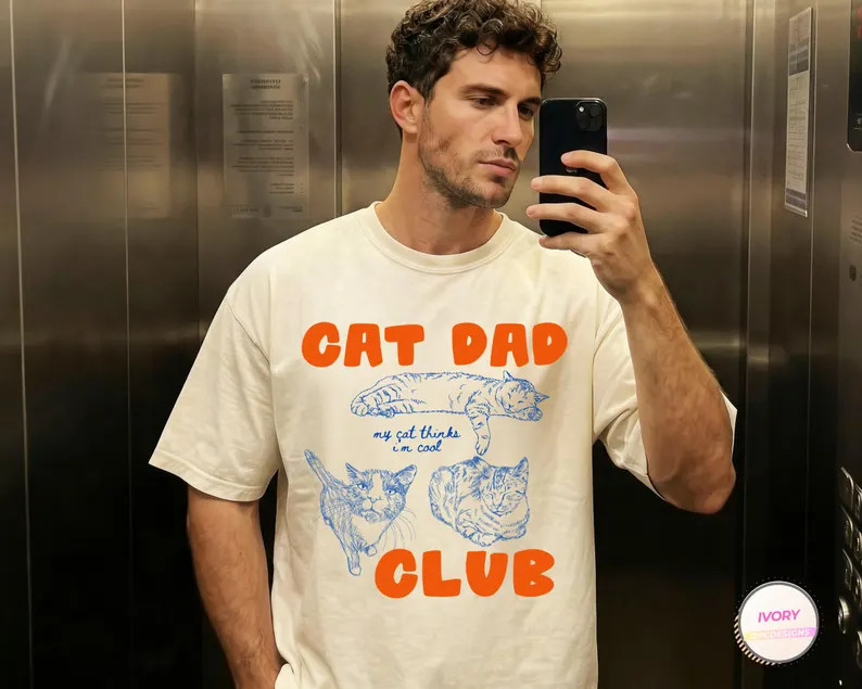 Cat Dad Gildan Tee gallery