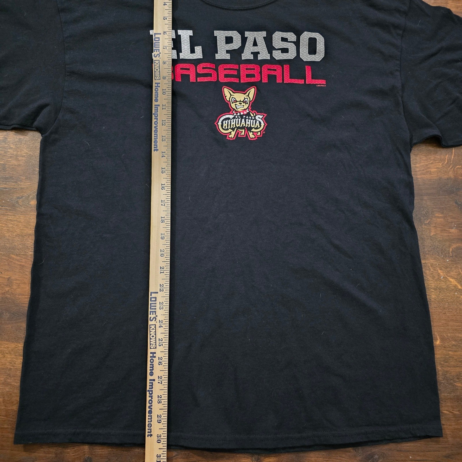 El Paso Chihuahuas MiLB Baseball Graphic T-Shirt Black Mens XL LSG MiLB gallery