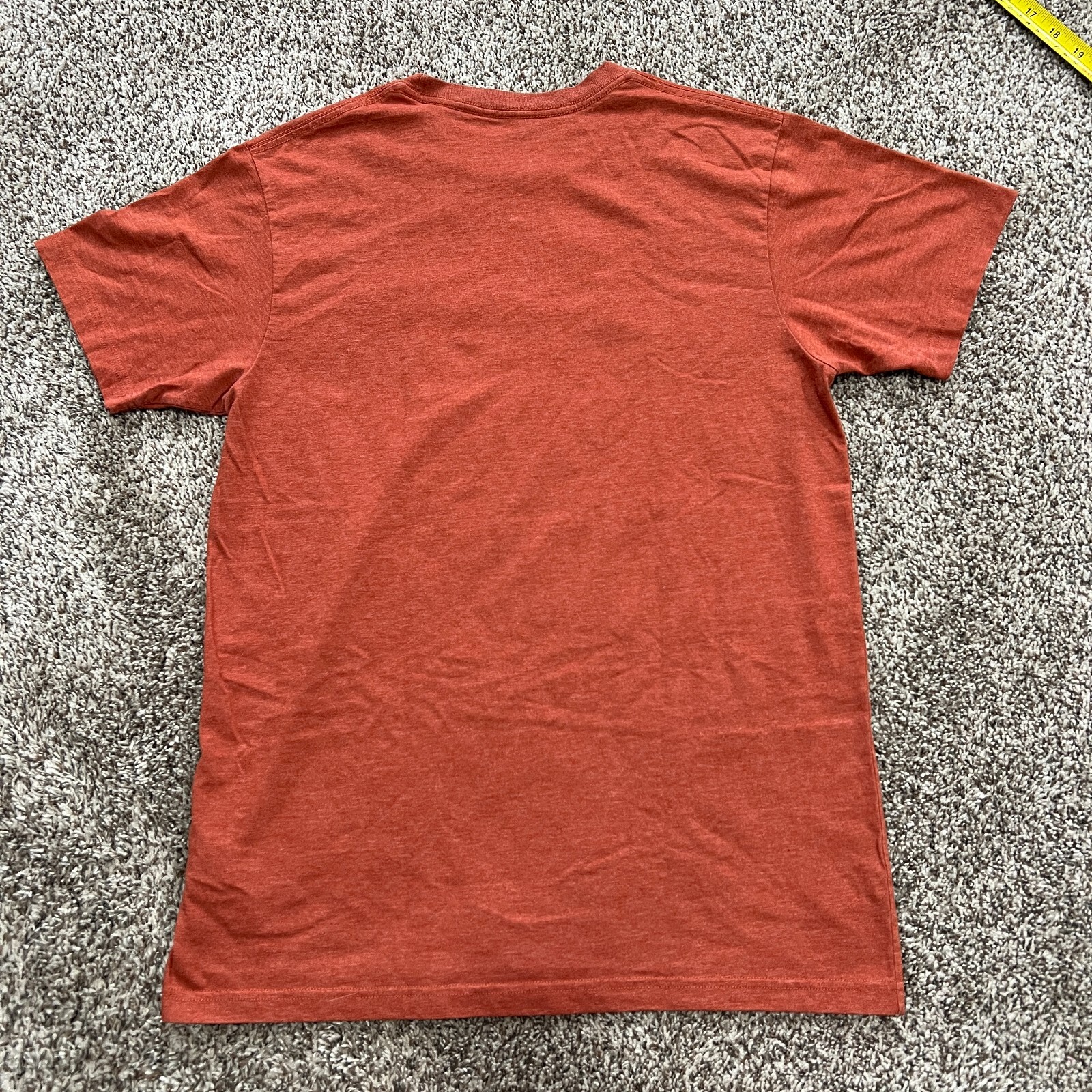Patagonia Slim Fit Organic Cotton Men's T-Shirt Size M Burnt Orange Surf Truck gallery