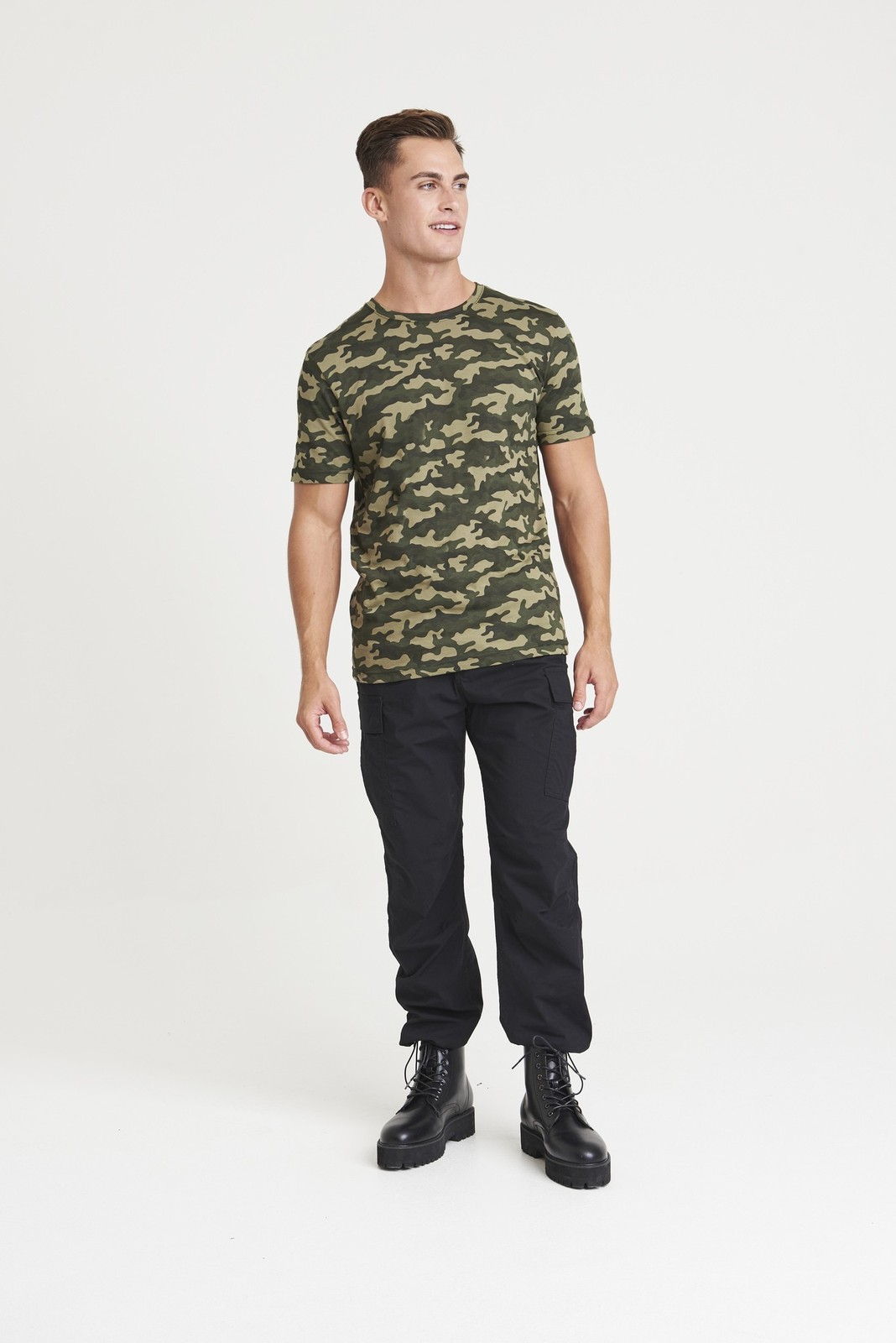 AWDis Just T's Camo T - Modern stylish T, All-over camo print gallery