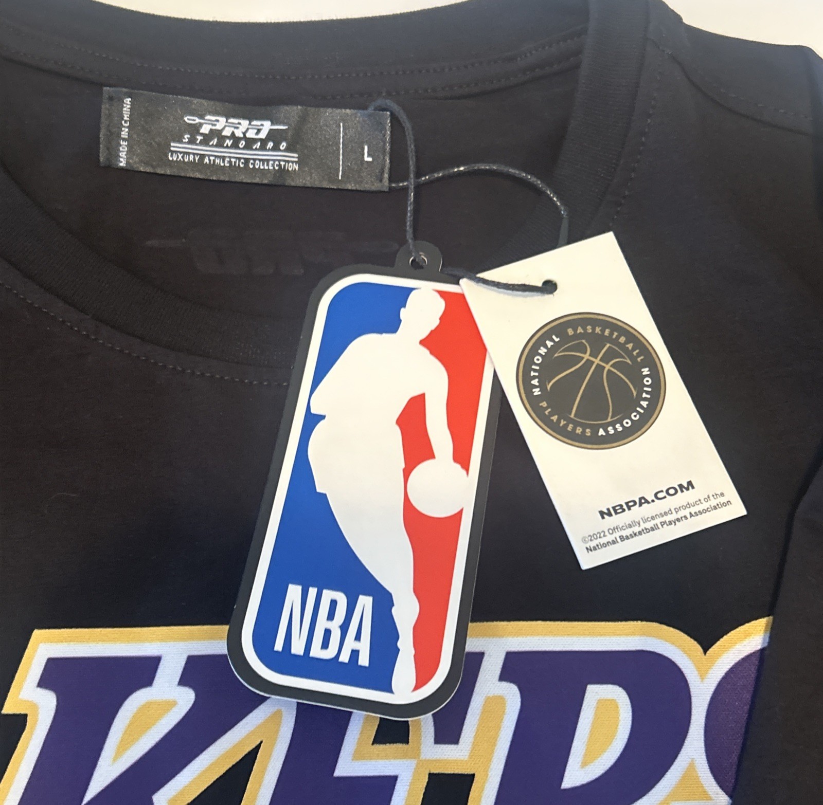 PRO Standard Men's Los Angeles LAKERS #3/6/0 Cartoon T-Shirt Black Size L(B-100 gallery