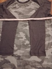 Epic Threads Sz.Lg (Youth) Grey Camo Long Sleeve T-Shirt
