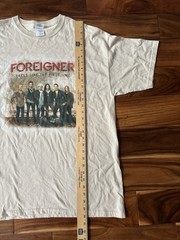 Foreigner Feels Like The First Time Concert T Shirt 2012 Tour XL Gildan
