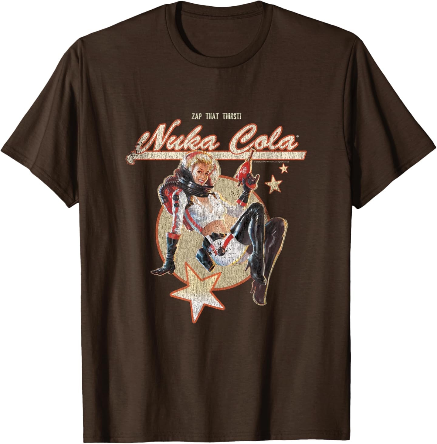 Fallout Video Game Retro Nuka Cola Ad T-Shirt