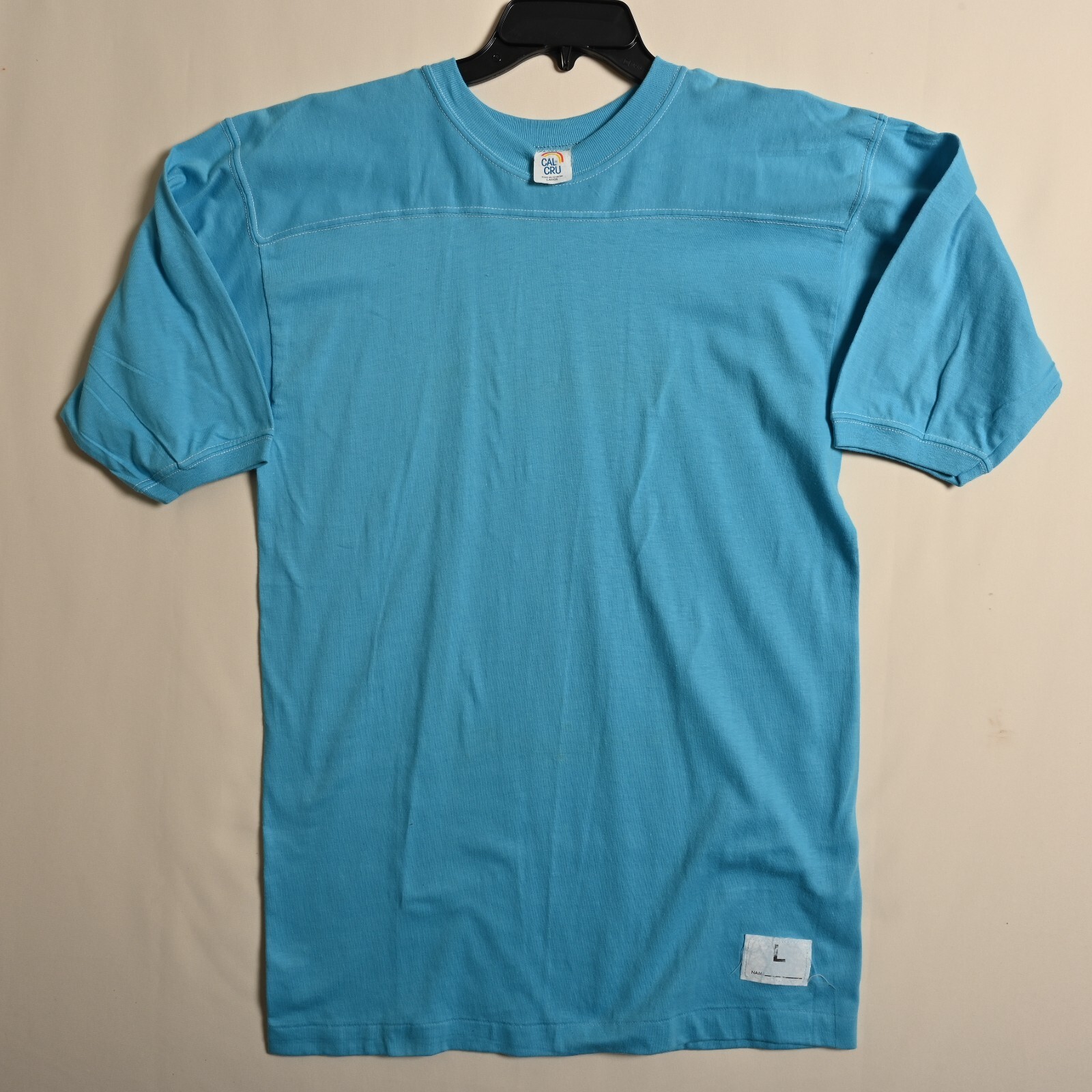 Vintage Cal Cru Columbia Blue Football T-Shirt Size L - 4330 gallery