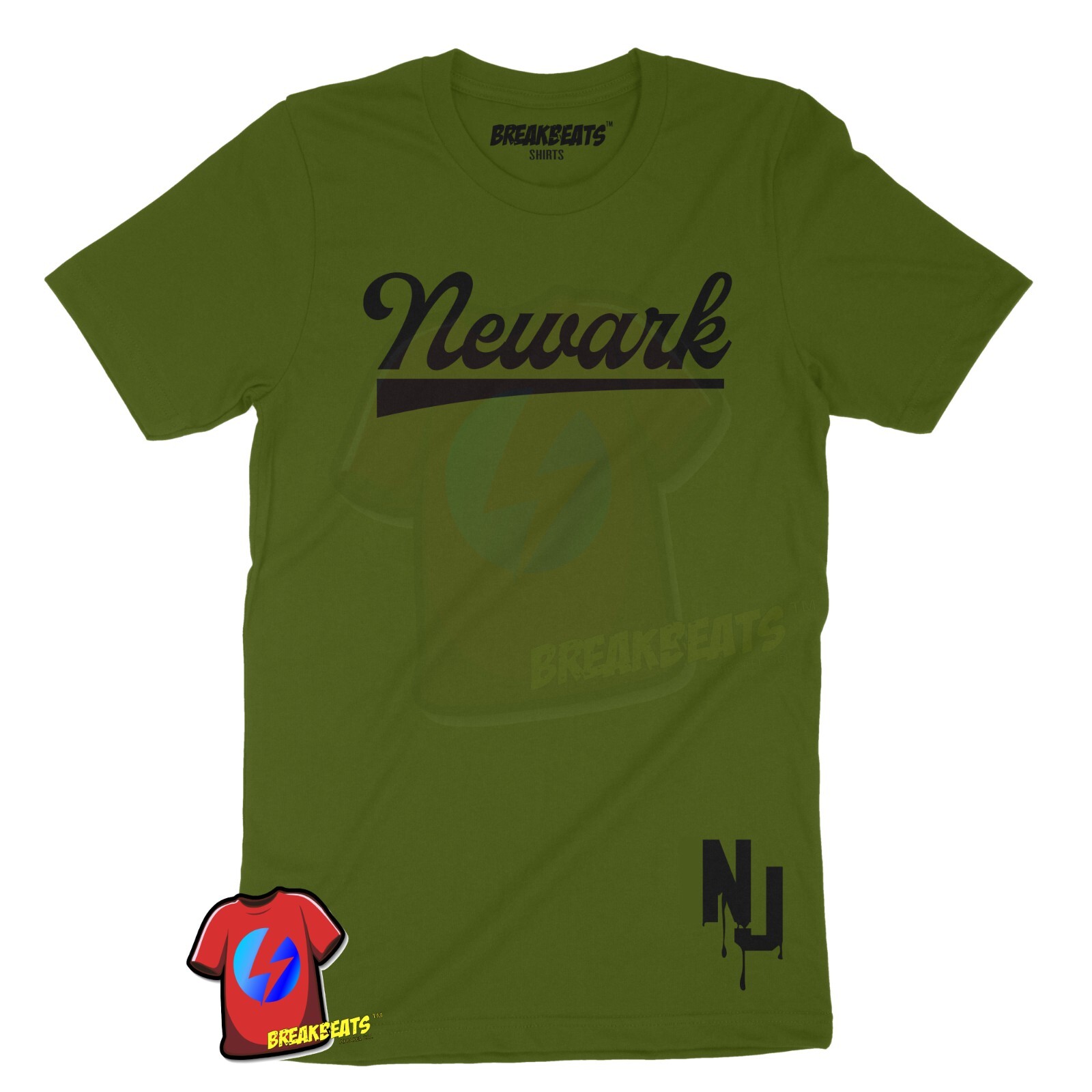 Newark NJ Brick City New Jersey Graphic Design Unisex Men's T Shirt gallery