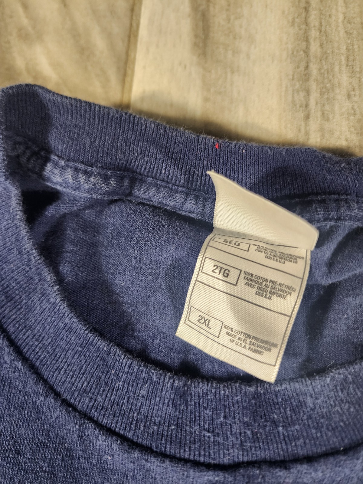 Vintage Jesus Christ Hebrews 9:14 Short Sleeve Navy Blue 2XL Y2k 2000s gallery