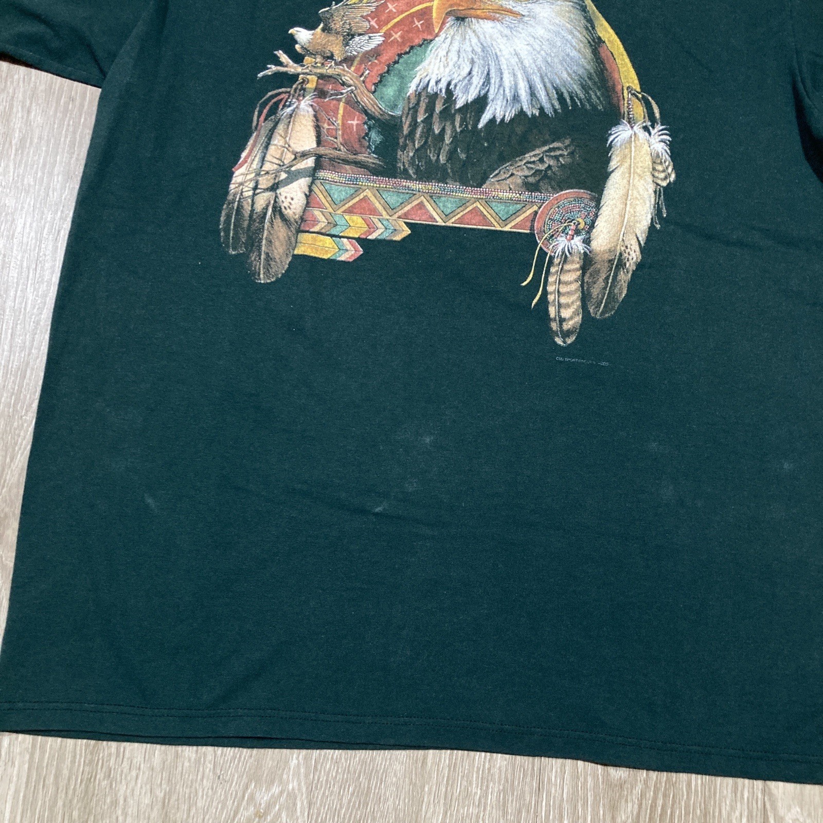 Harley Shirt XL 90s 3D Emblem Germany Native HD Biker Chopper Motorcycle Tee gallery