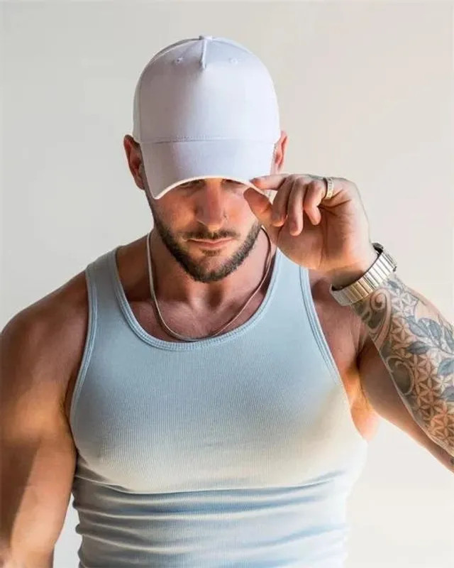 Men's A-shirt Lot Tank Top Cotton Wife Beater Ribbed Undershirt Gym Singlet Body gallery