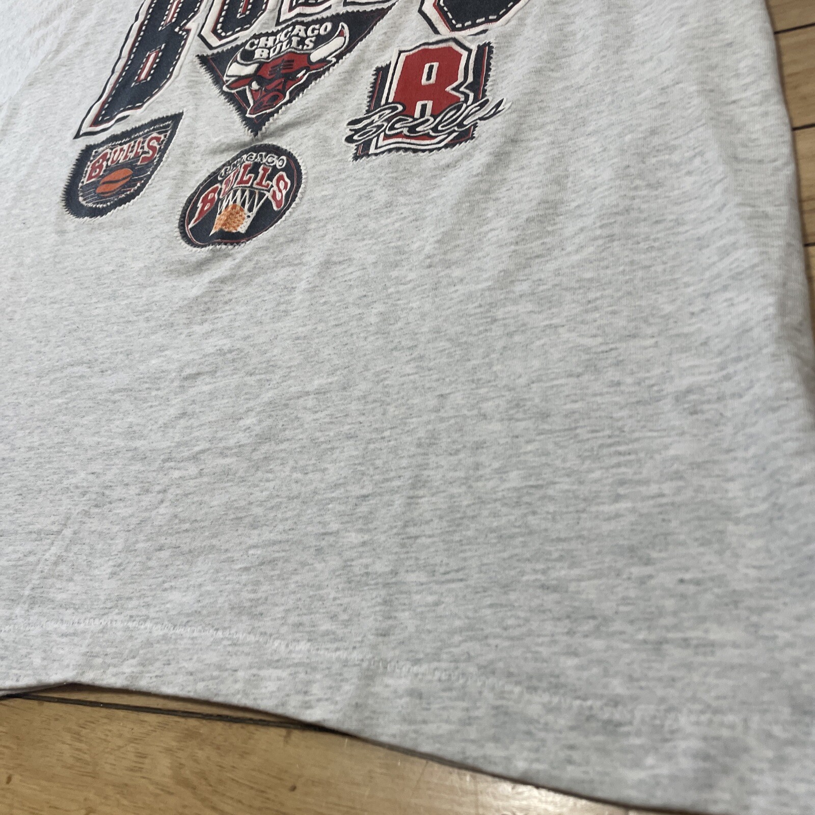 Vintage 90s Single Stitch Shirt Men L Chicago Bulls NBA Basketball USA Graphic L gallery