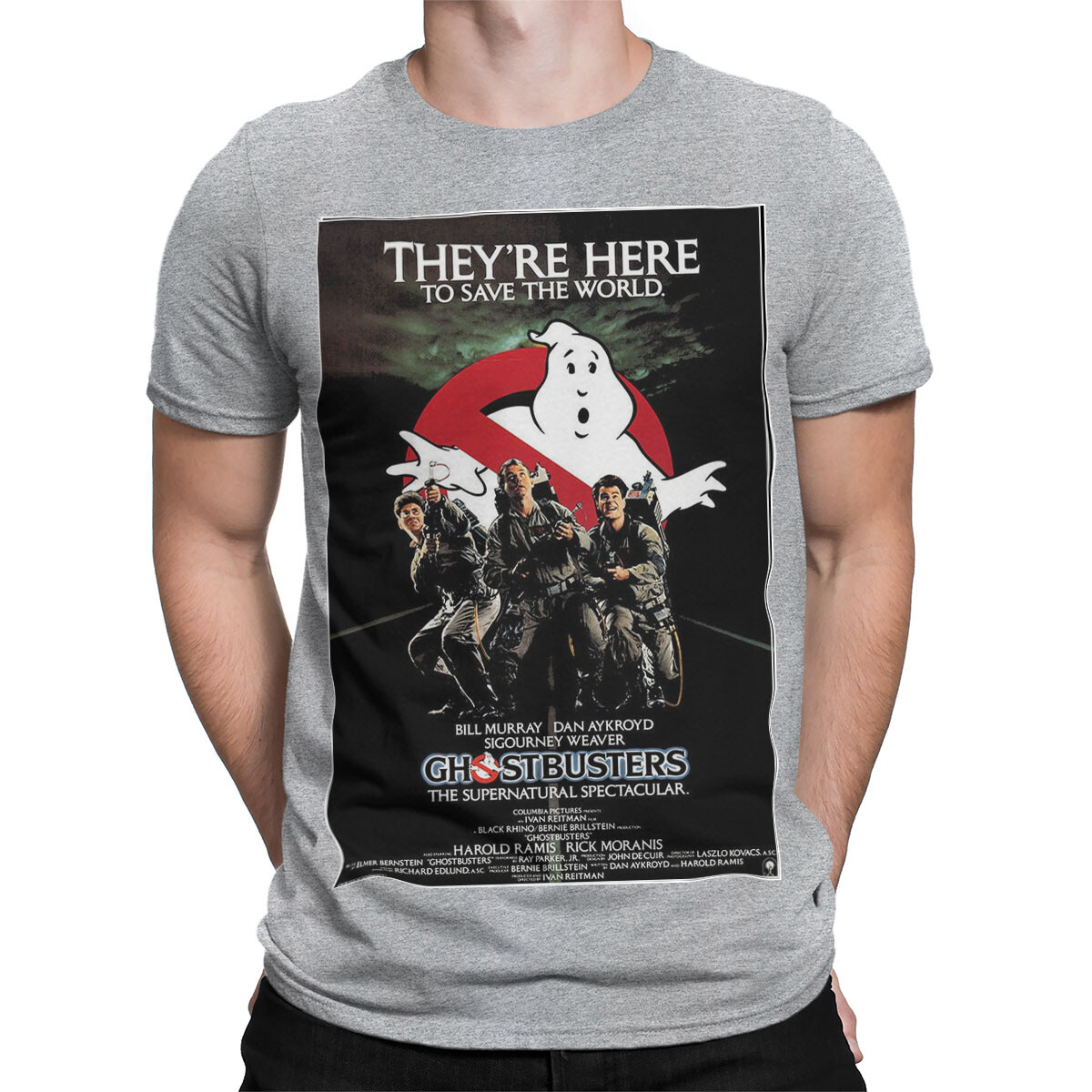 Ghostbusters Halloween Movie Poster T-Shirt Retro Classic Horror Tee #HMP gallery