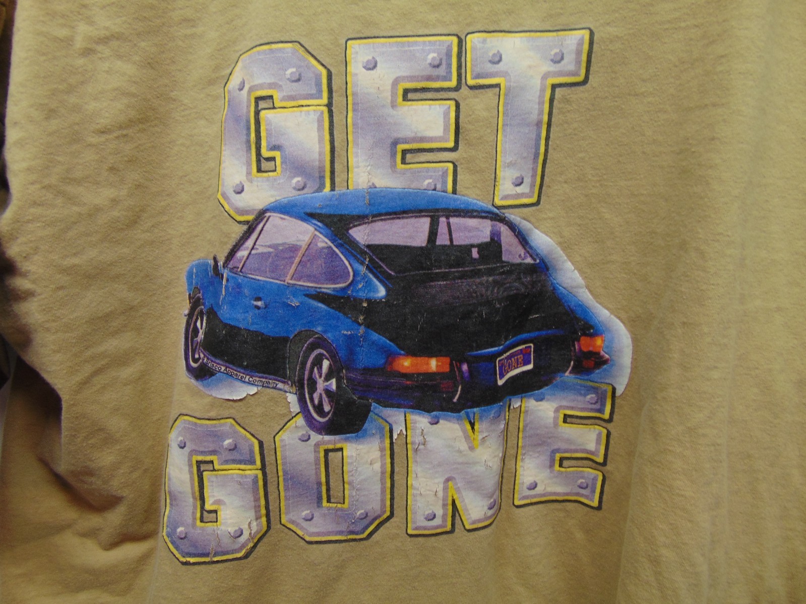 Brisco Apparel Get Gone Porsche short sleeve T-Shirt medium size gallery