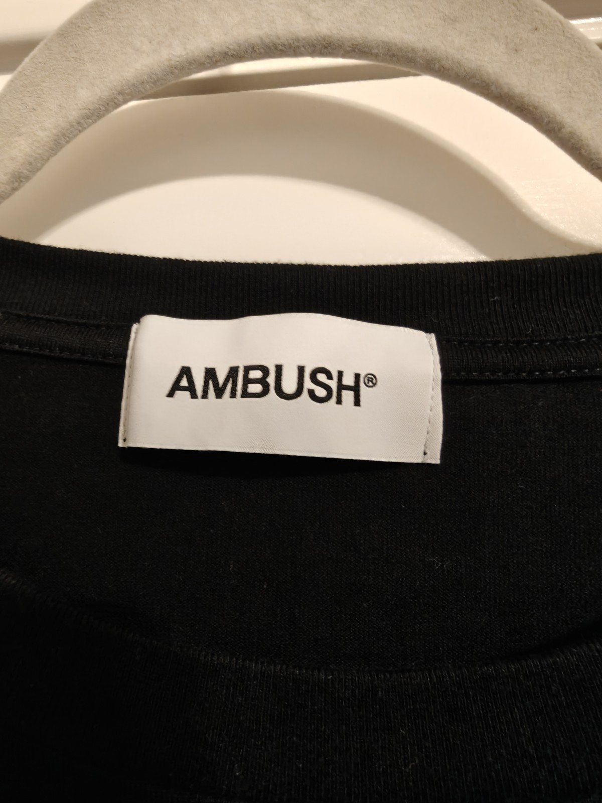 Ambush Logo Crest Ssense Exclusive T-Shirt Black Size 3 Approx. XL gallery