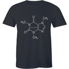 Caffeine Nerd Science Chemistry Formula Men’s Physics Biology Funny Biochemistry
