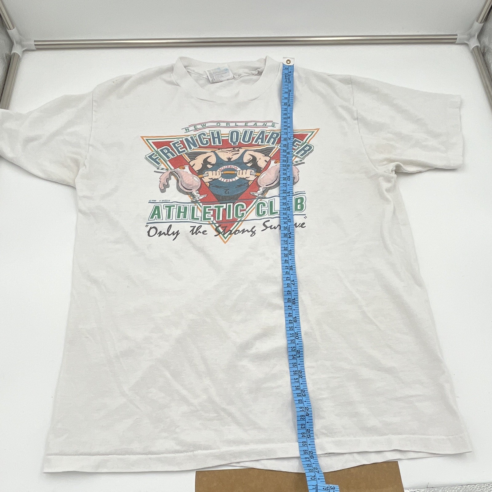Vintage New Orleans French Quarter Athletic Club T-Shirt Large VTG gallery