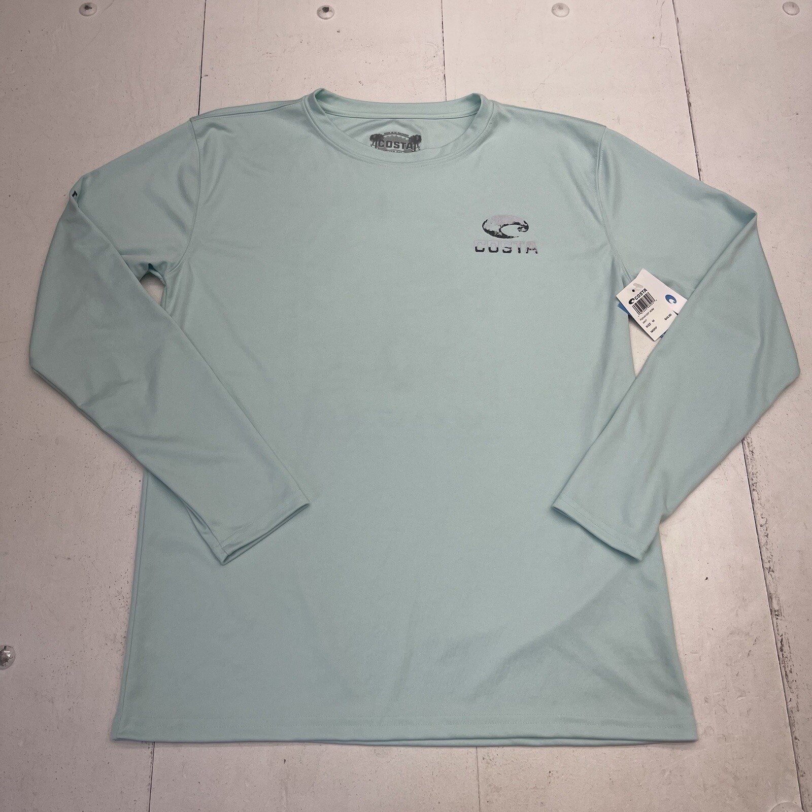 Costa Blue UPF 30 Moisture Wicking Graphic Long Sleeve T Shirt Mens Size M New gallery