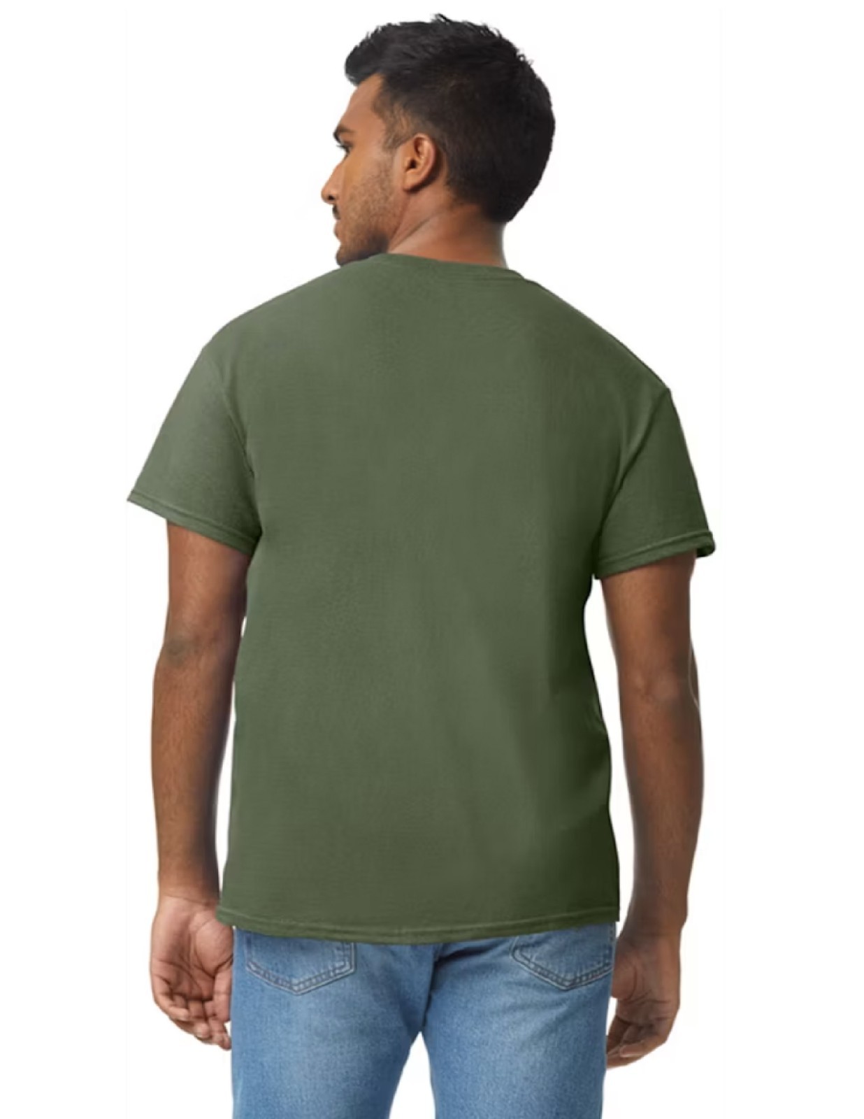 Gildan Adult Ultra Cotton T-Shirt, Size Large Style G2000-Military Green gallery