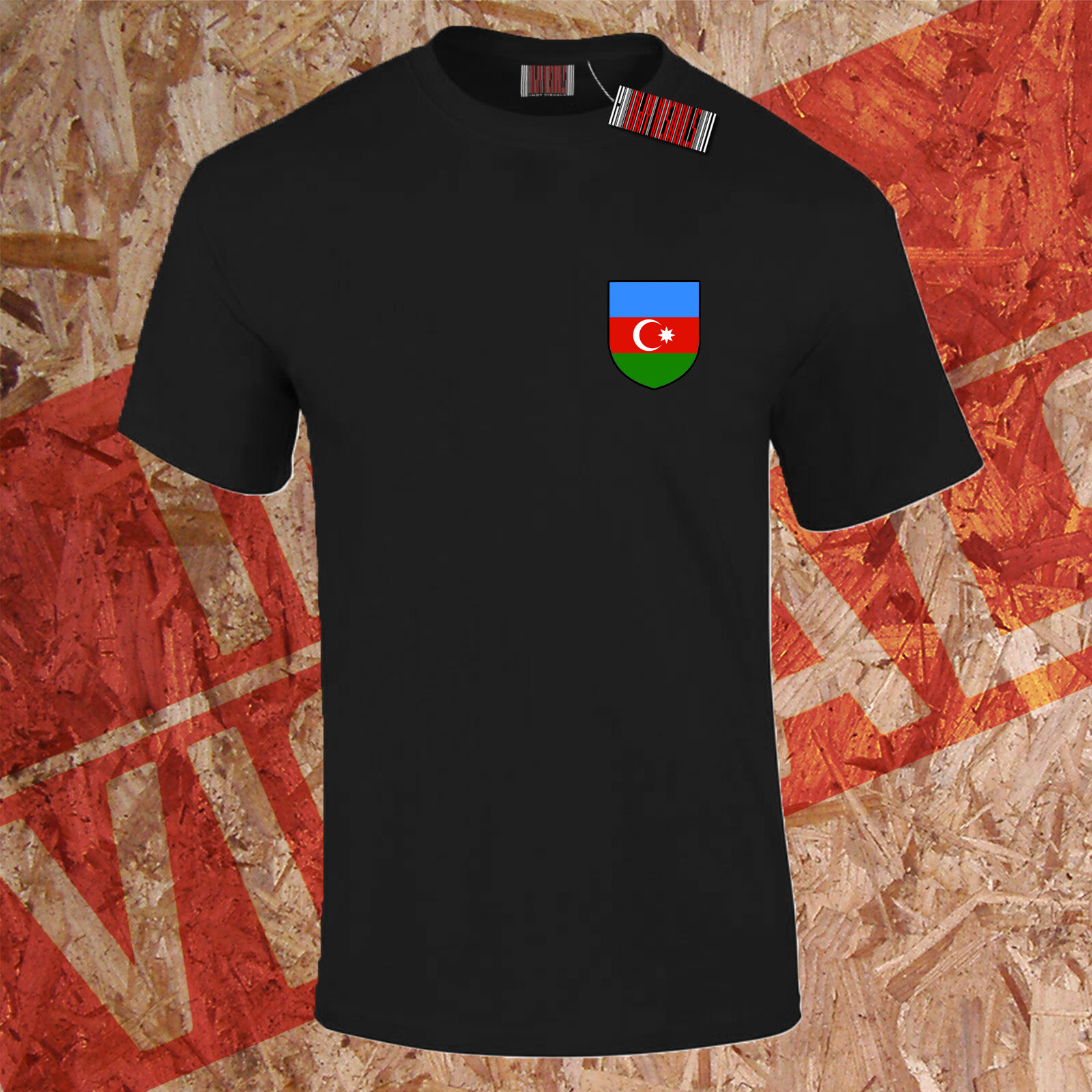 Azerbaijan Supporters T-Shirt Crest Day World Cup Baku Football 2022 Unisex gallery