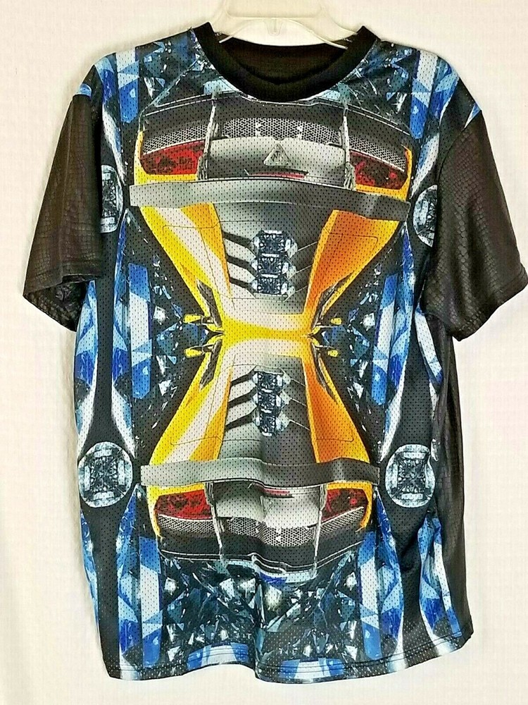 WT02 Gold Edition Men’s Short Sleeve Graphic T Shirt Size Large