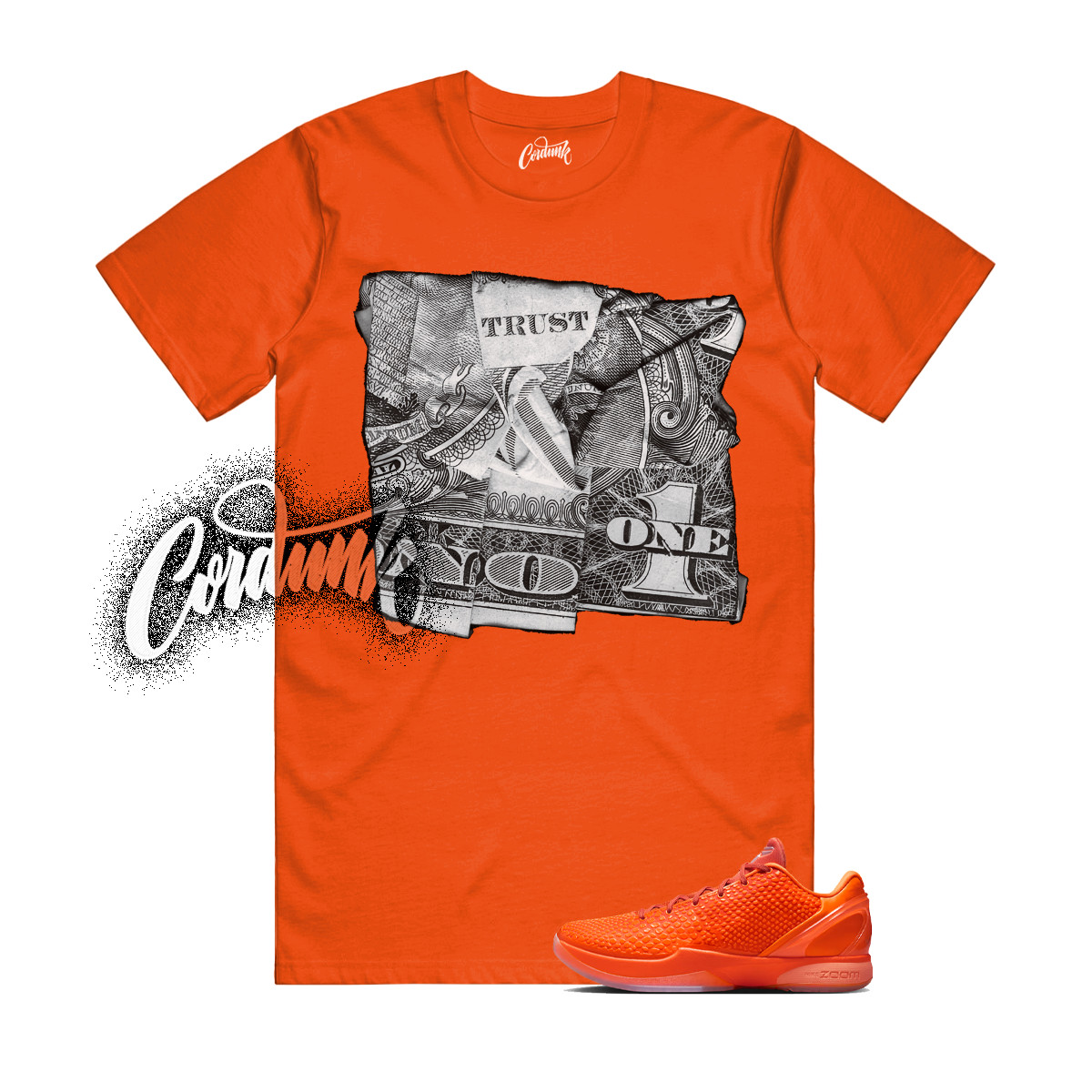 6 Protro Total Orange Metallic Silver Cosmic Clay T Shirt Match Match TRUST gallery