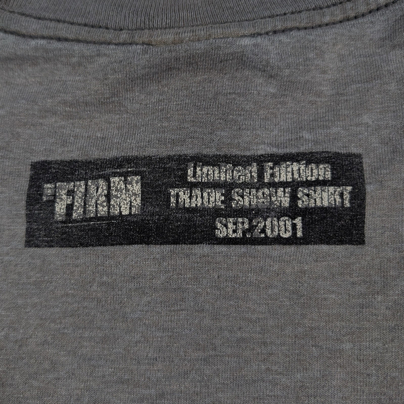 Vintage The Firm Bob Burnquist Skateboard Shirt Trade Show Limited Edition XL gallery