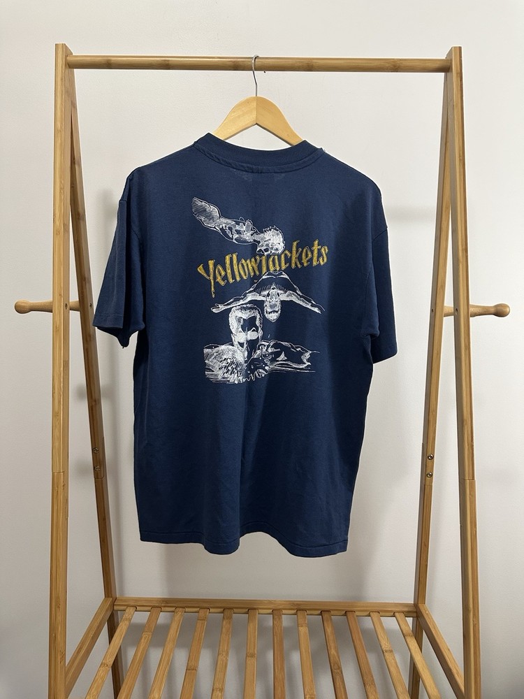 VTG 90s Georgia Tech Yellowjackets Swimming Diving Team Issued T-Shirt Size XL