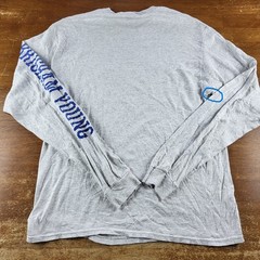 Brigham Young Cougars Unisex Tee Gray Long Sleeve Large Hanes BYU Provo UT