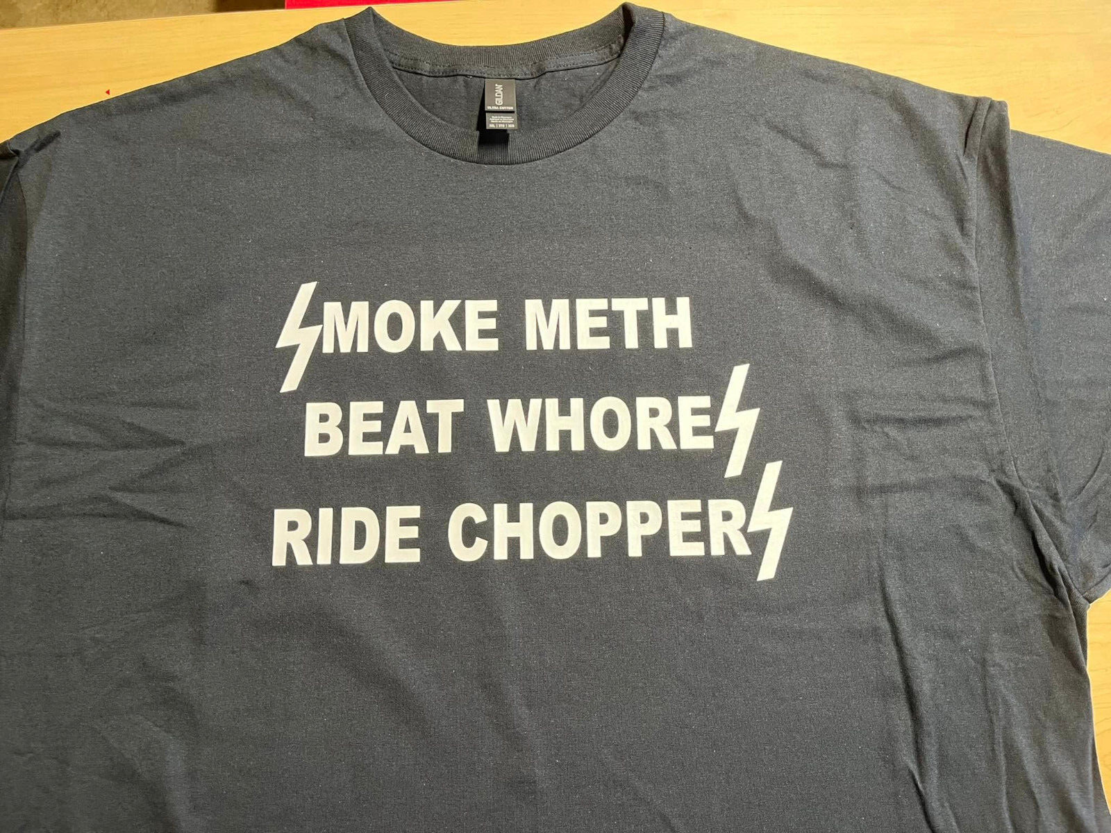 Smoke, Beat & Ride Choppers Outlaws Biker Motorcycle MC tee t shirt SYLO gallery