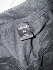 Romwe Shirt Medium Rage “Against” Big Brother Shirt Black