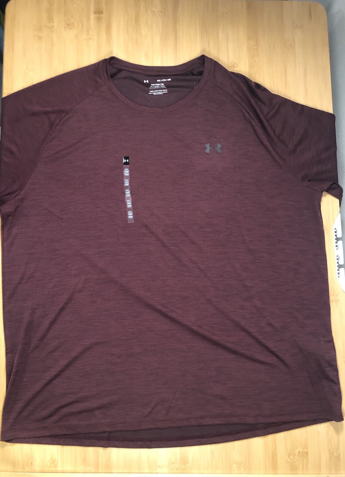 UNDER ARMOUR UA Tech Textured PERFORMANCE S/S T-SHIRT Size 4XL 1382796-601 gallery
