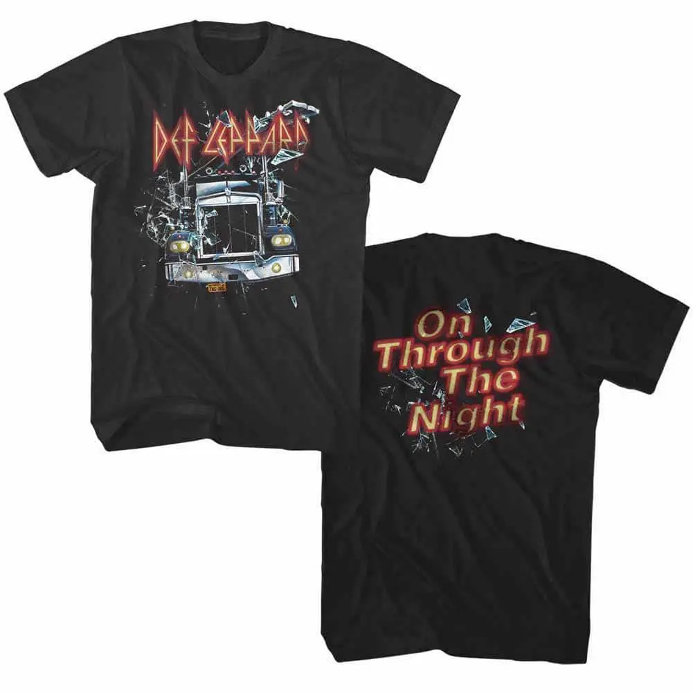 Def Leppard On Through the Night Men's T Shirt gallery
