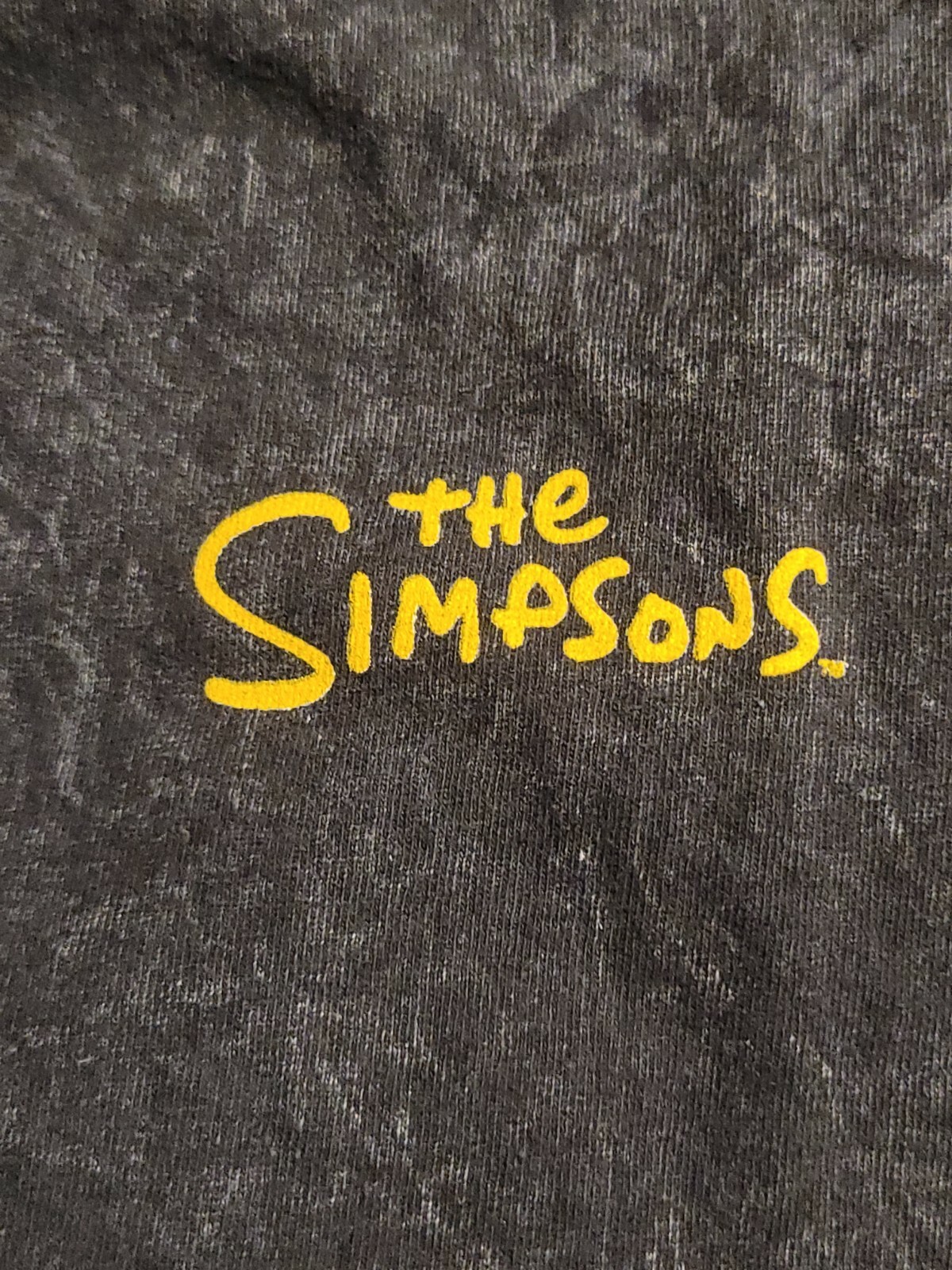 Men's The Simpsons Devilish Bart Simpson Size L Black T-Shirt 100% Cotton NWT gallery