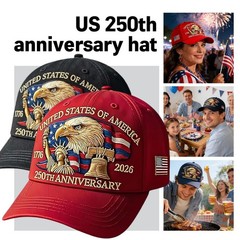 250th Anniversary USA Hat Adjustable United States 250th Anniversary Hat Ret…