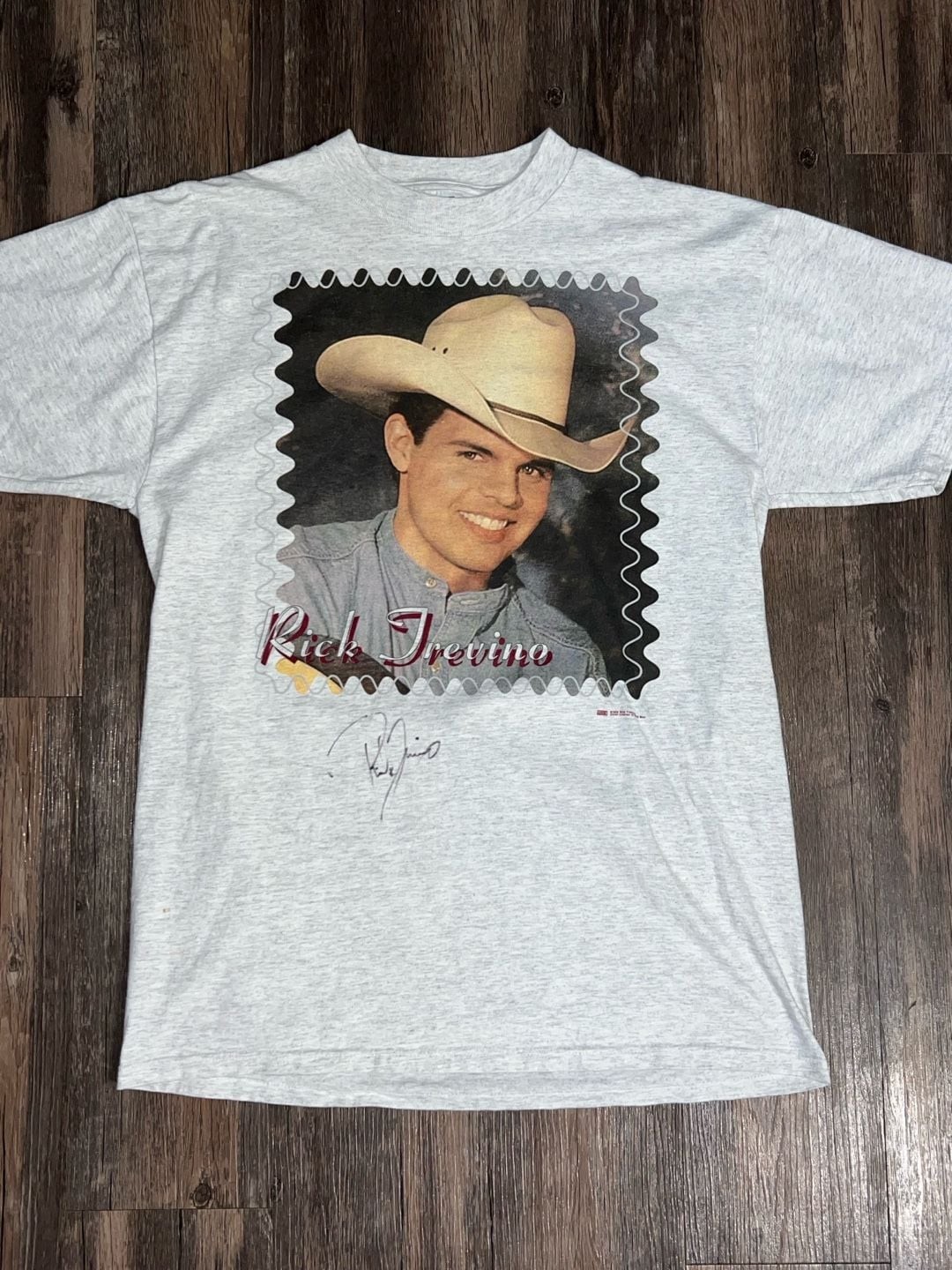 Vintage 1996 Rick Trevino World Tour Autographed T-Shirt gallery