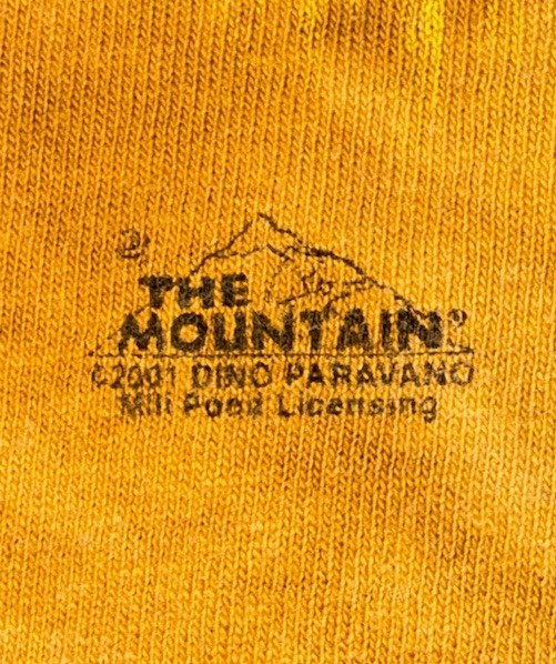 Vintage The Mountain Lion Pride Tie Dye Shirt ©️2001 Dino Paravano 2XL 27”x32” gallery