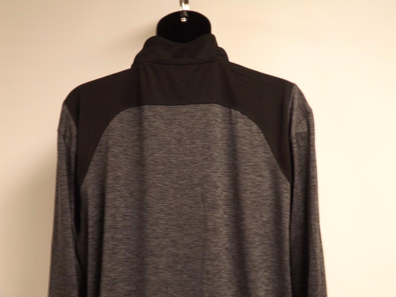 New Newport Rhode Island Adult Large L Grey/Black 1/4 Zip Performance Shirt gallery