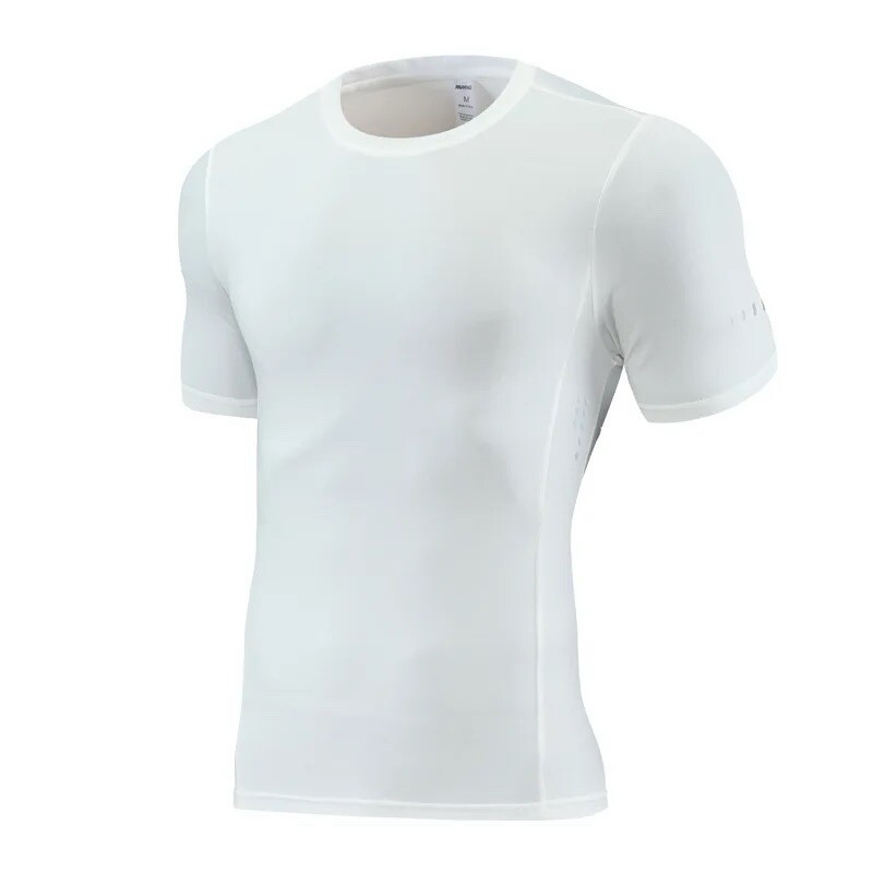 Custom High Quality 95% Polyester 5% Spandex Fitness Athletic Gym T-shirt gallery