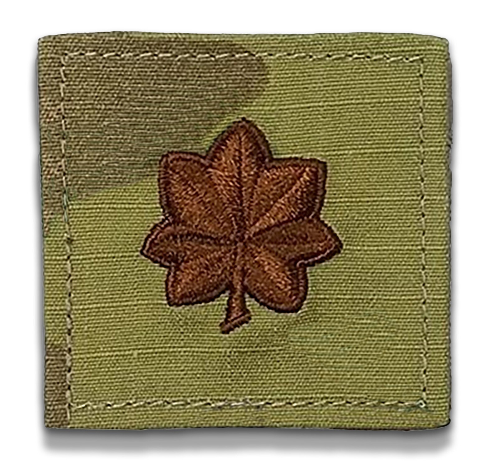 USAF OCP Spice Brown Rank 2×2 With Hook Fastener – O4 Major
