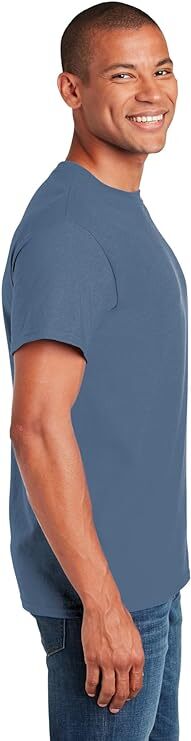 Gildan (5-pack) Indigo Blue Solid Ultra Cotton Short Sleeve Blank Tee T-Shirt gallery