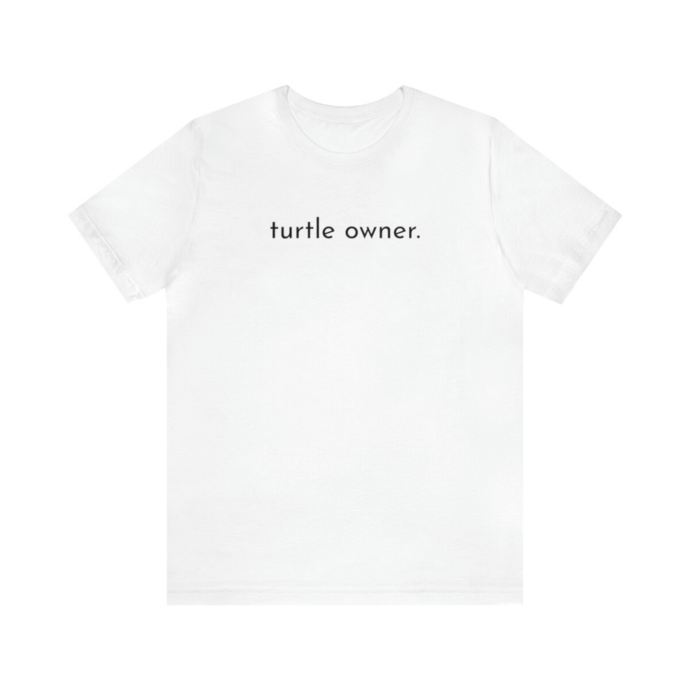 turtle owner, kurzarm, geschenk, schildkröte, Herren T-Shirt Unisex Jersey