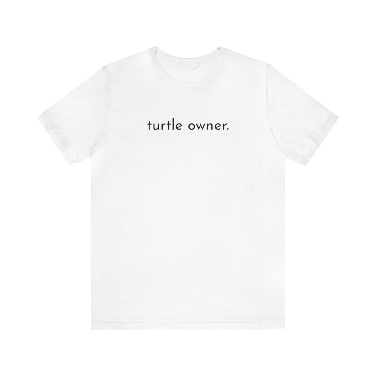 turtle owner, kurzarm, geschenk, schildkröte, Herren T-Shirt Unisex Jersey