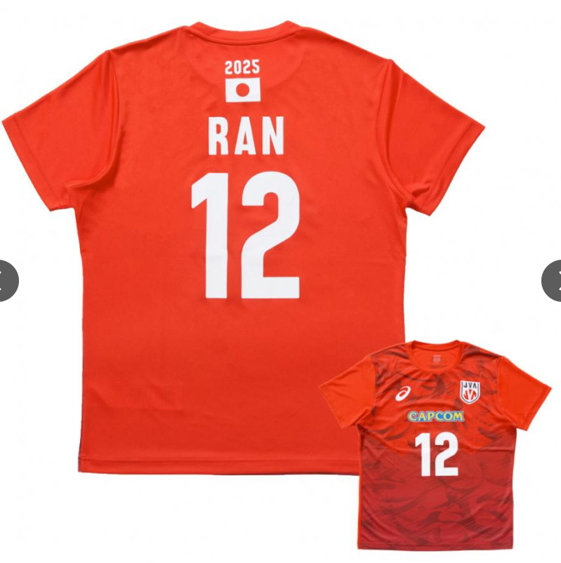 ASICS Official RAN Takahashi Japan Volleyball 2025 supporter T-Short Unisex gallery