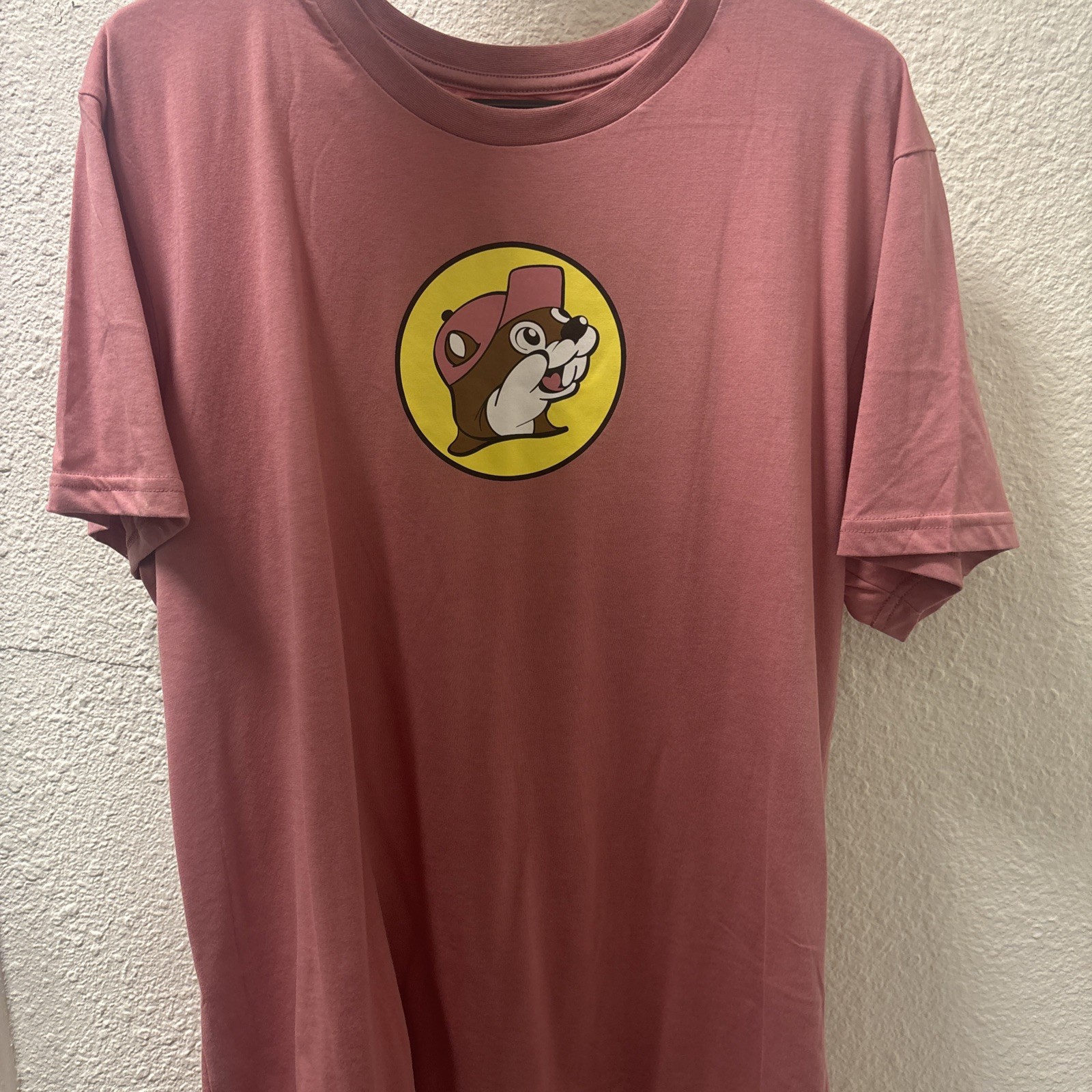 Buc-ee's Shirt Large Pink Short Sleeve Floral lot of 2 Size L gallery