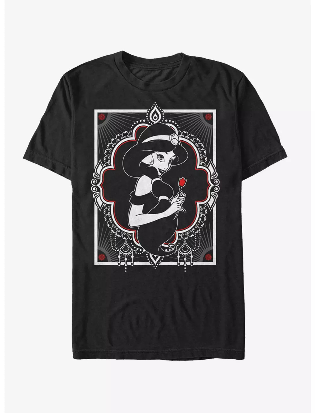 Disney Aladdin Jasmine Rose T Shirt Size S - 5XL Gift For Friends gallery