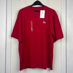 NEW Jordan AJ1 Sneaker Patch Mens L Cotton Short Sleeve T Shirt Red