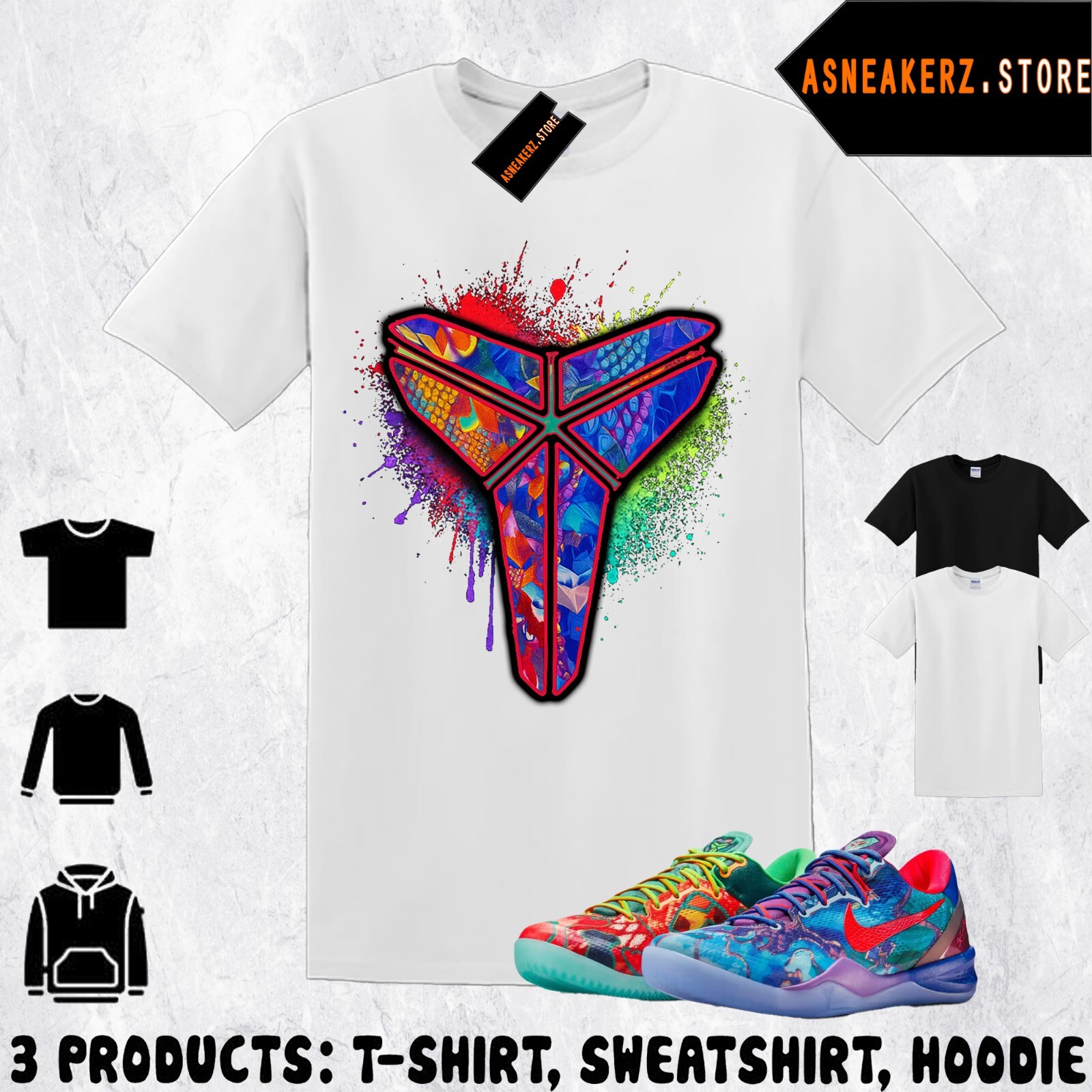 Shirt Matching Kobe 8 Protro What The 2025 To Match Sneaker Mamba Sheath T-Shirt gallery