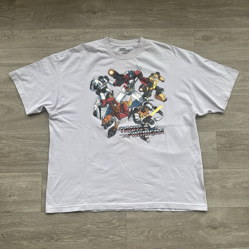 The TRANSFORMERS More Than Meets The Eye T-SHIRT 2009 Men’s XXL Gray